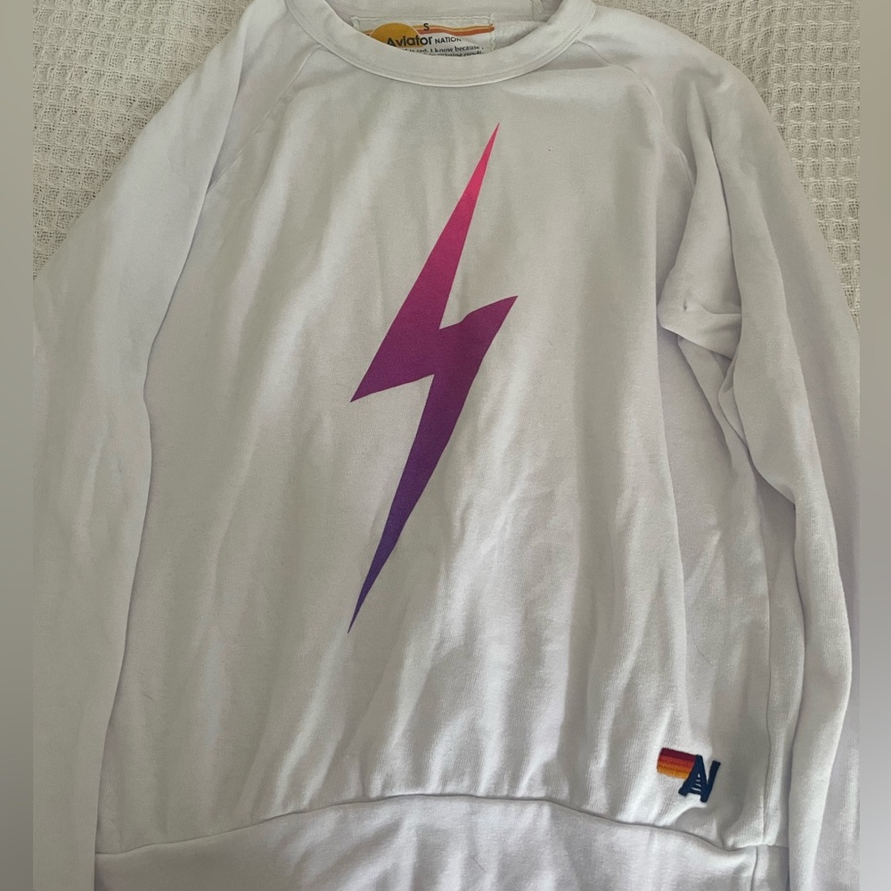 aviator nation sweatshirt, small